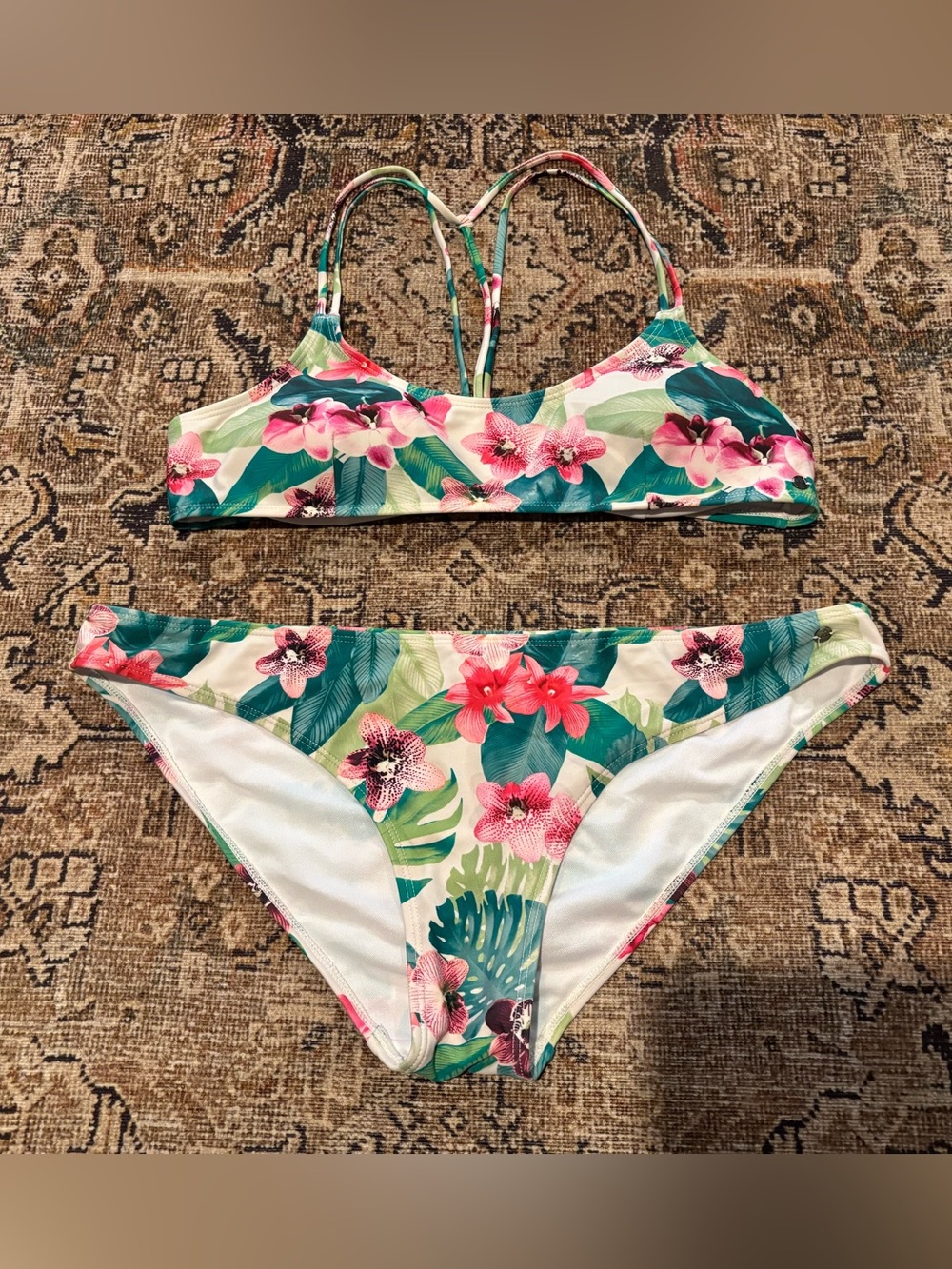 💕3/$25💕 Ripzone Floral Bikini Set - Picture 2 of 6